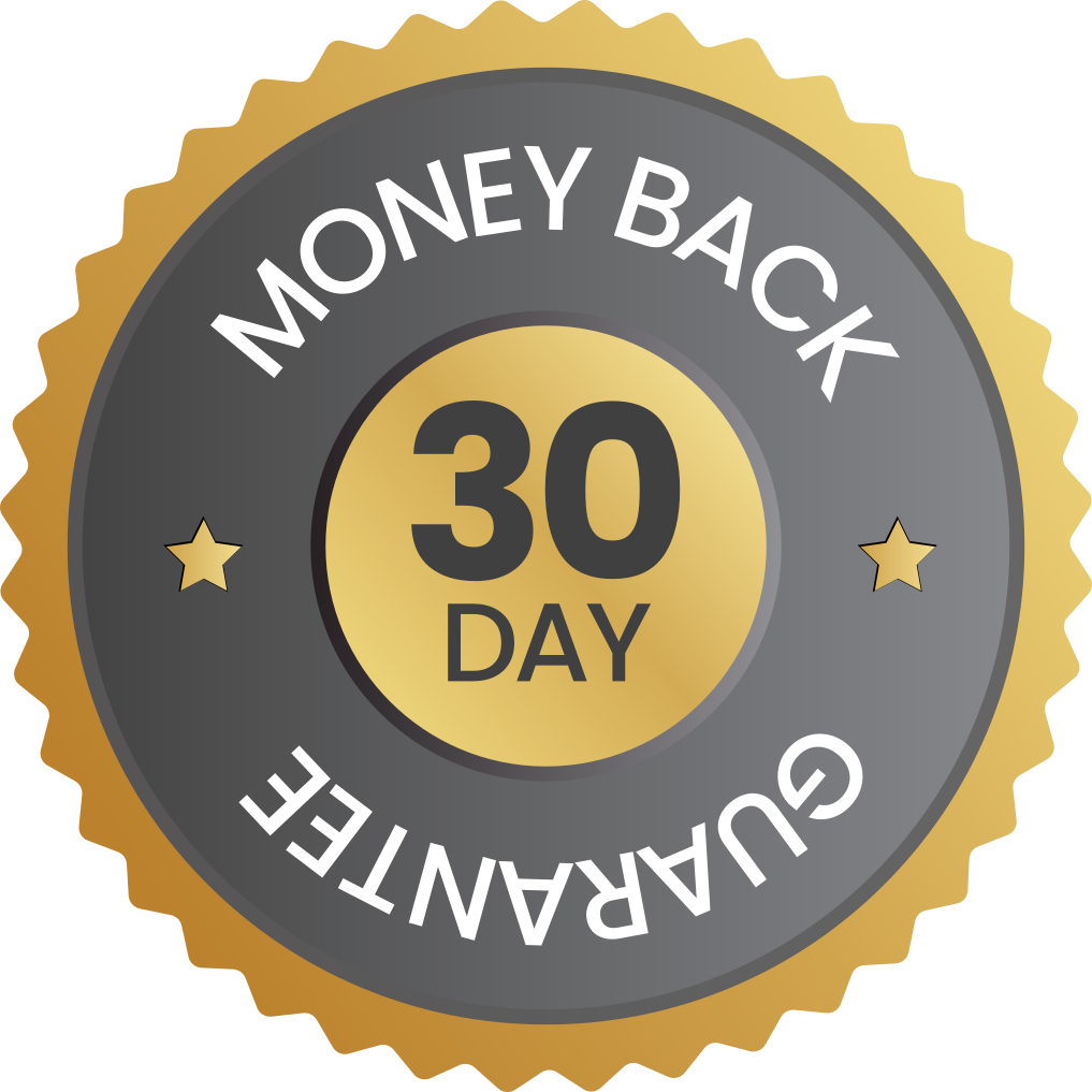 30-day money back guarantee